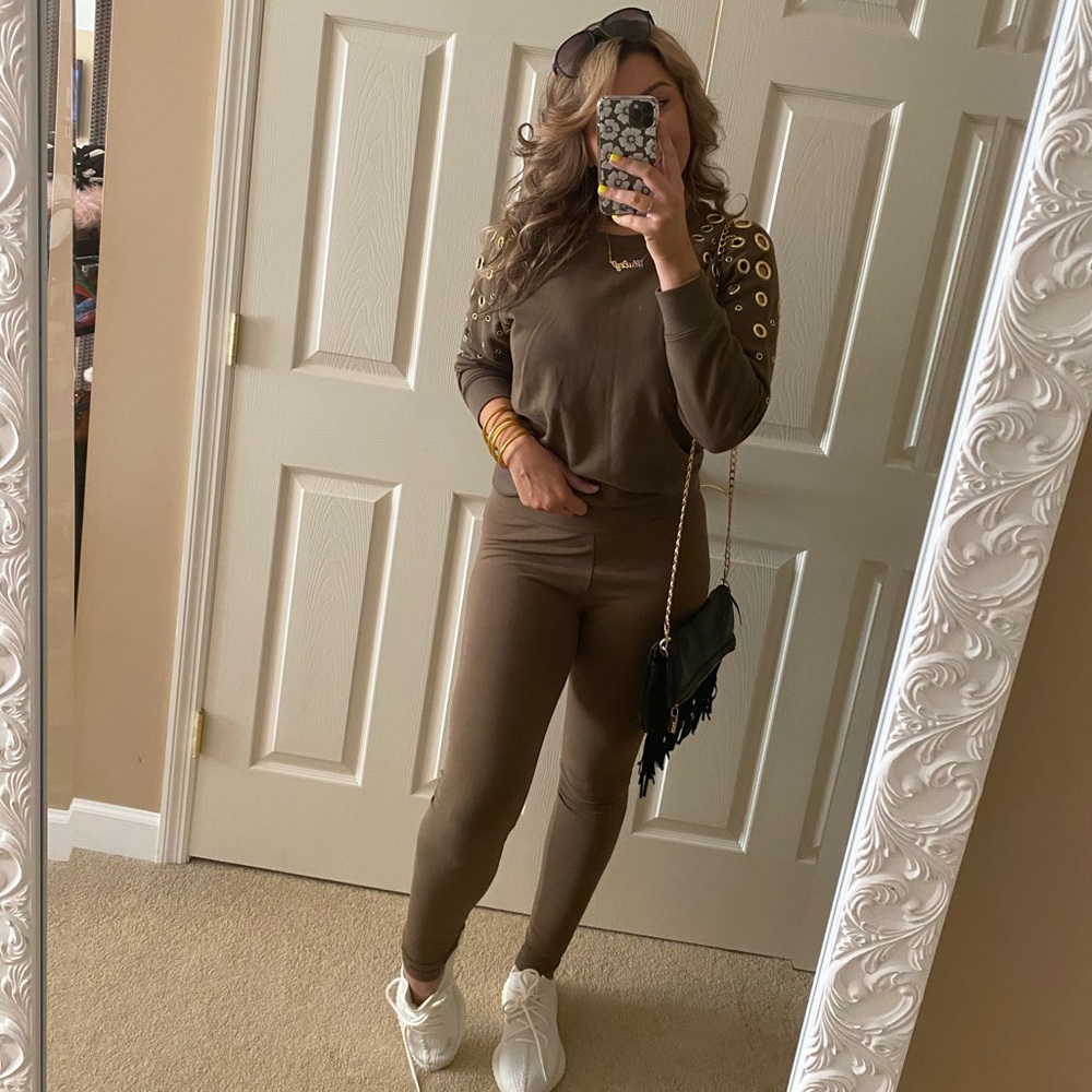 Michael Kors olive tracksuit